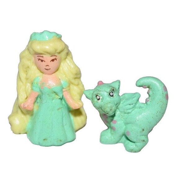 Trendmasters Starcastle Princess Dragon Castle Miniature Polly Pocket Figure Lot - Picture 1 of 6